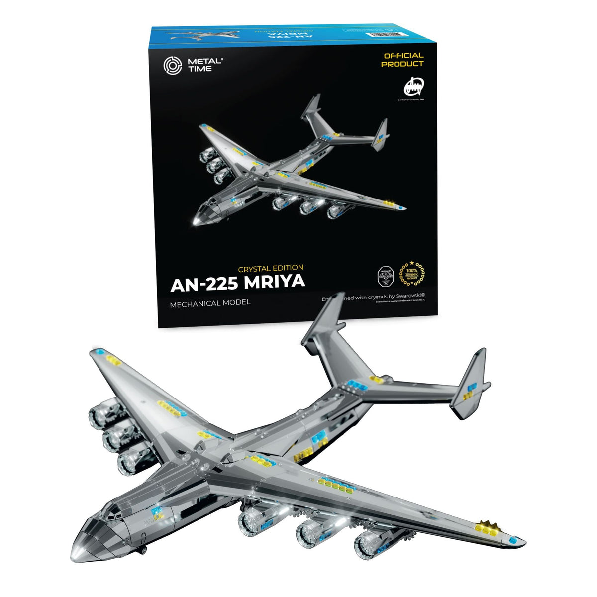 AN-225 MRIYA EMBELLISHED WITH SWAROVSKI® CRYSTALS