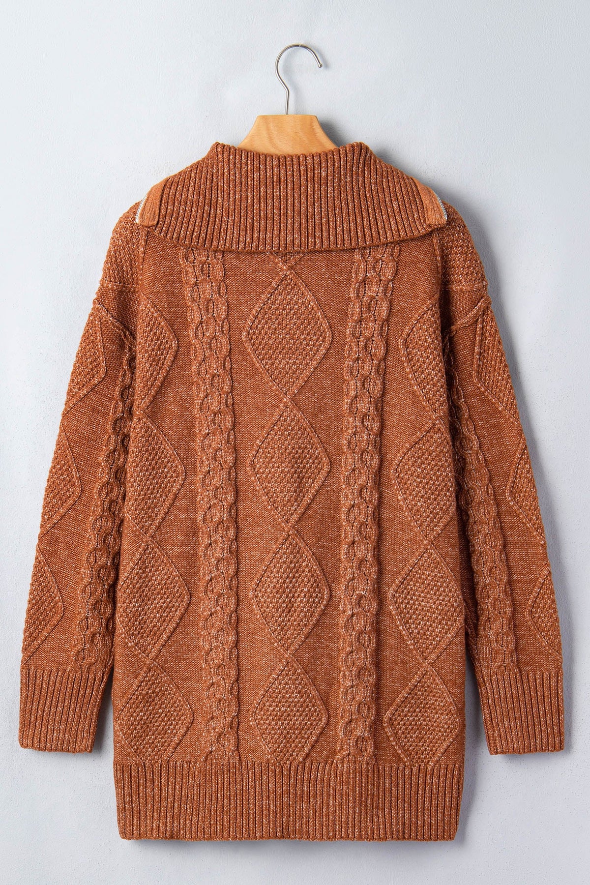 Keith Knit Drop Shoulder Long Sweater-4