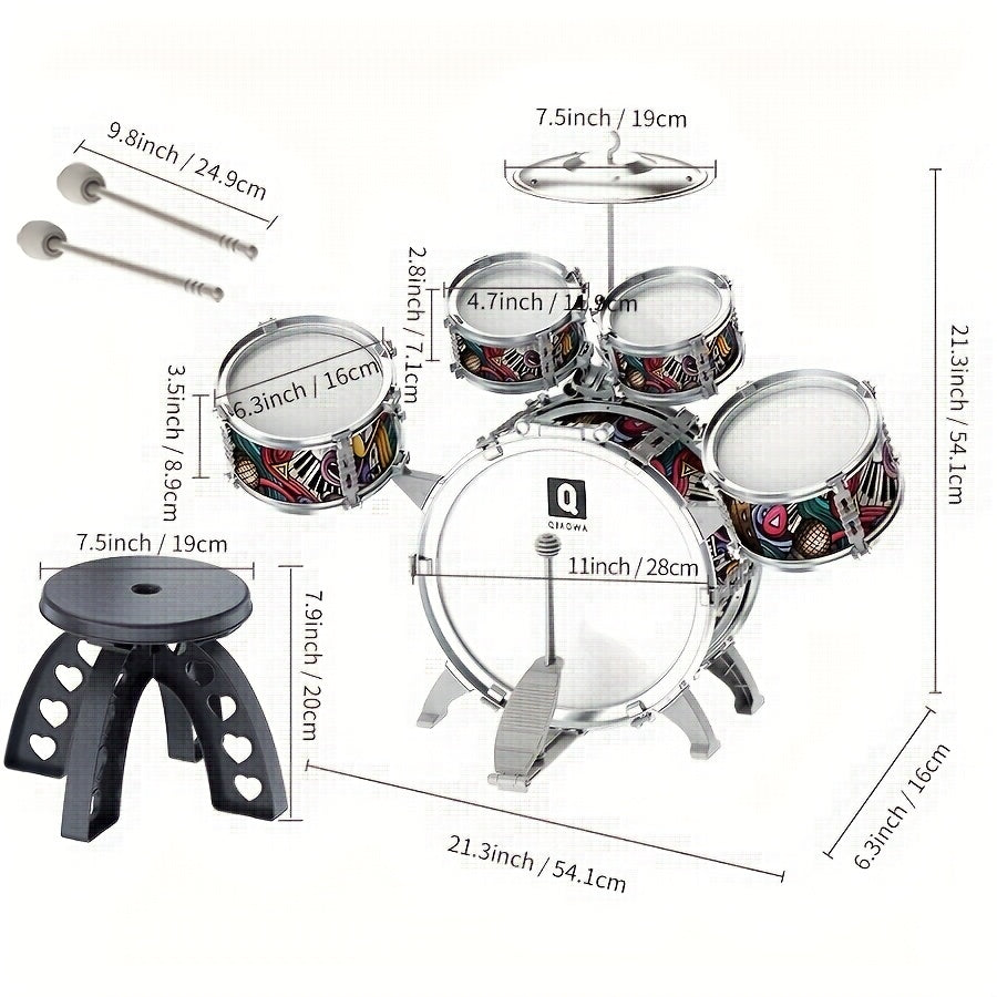 Jazz Drum Set Musical Toy-4