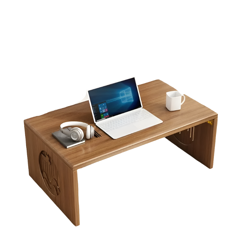 Folding Bamboo Coffee Table - Tatami-Style-0