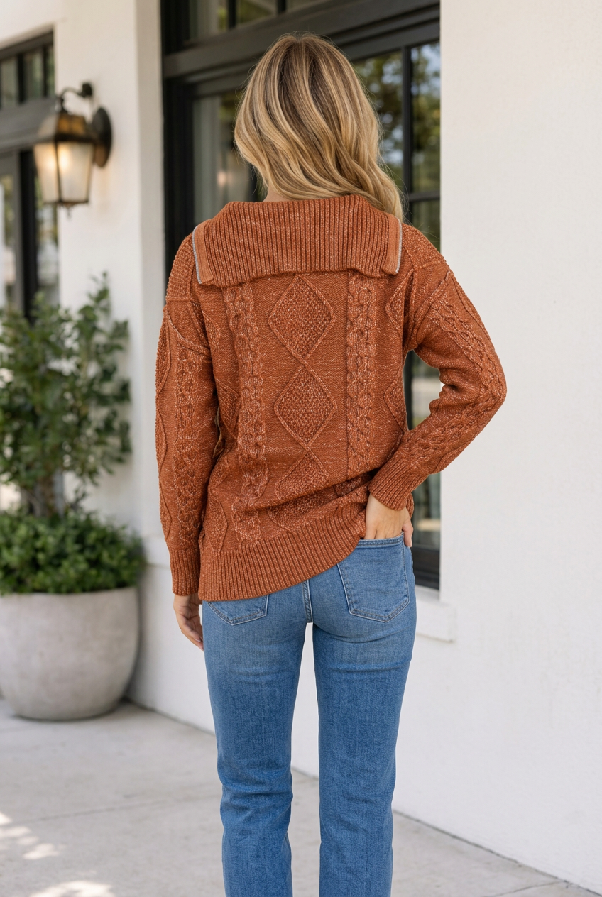 Keith Knit Drop Shoulder Long Sweater-1