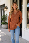 Keith Knit Drop Shoulder Long Sweater-0