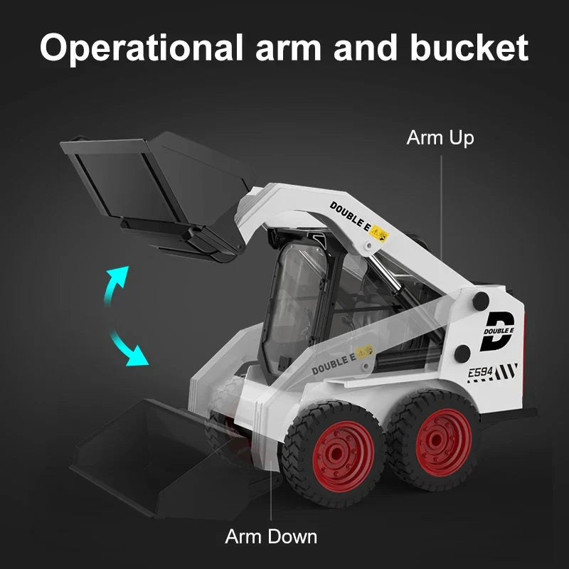 RC Truck Loader Excavator Toy for Boys-1