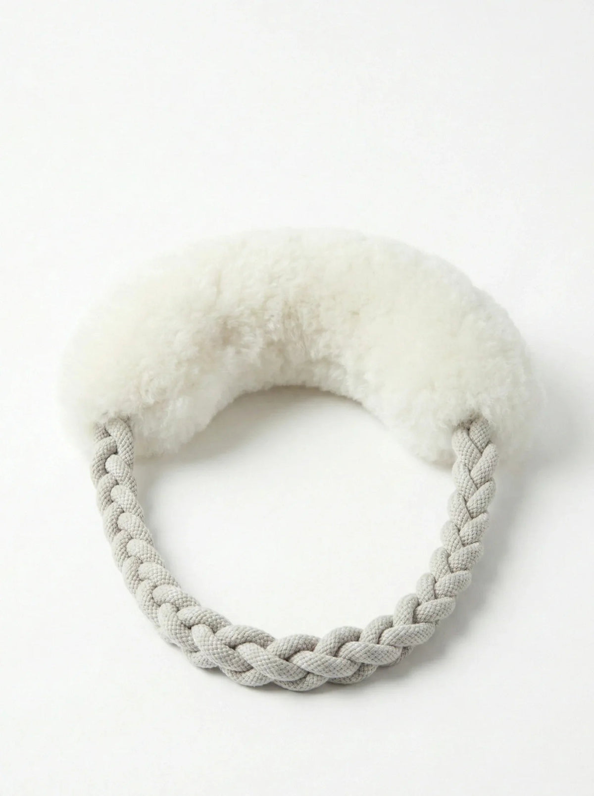 Wool Loop Tug Toy - White-0