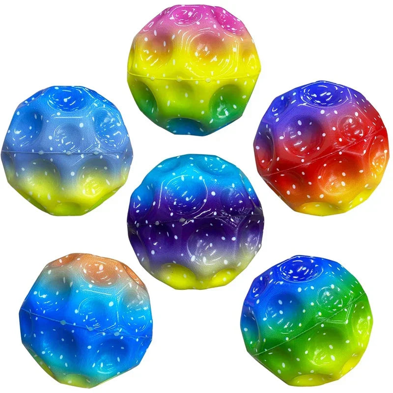 3Pcs Galaxy Moon Ball Extreme High Bouncing Ball-1