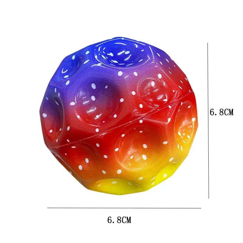 3Pcs Galaxy Moon Ball Extreme High Bouncing Ball-2