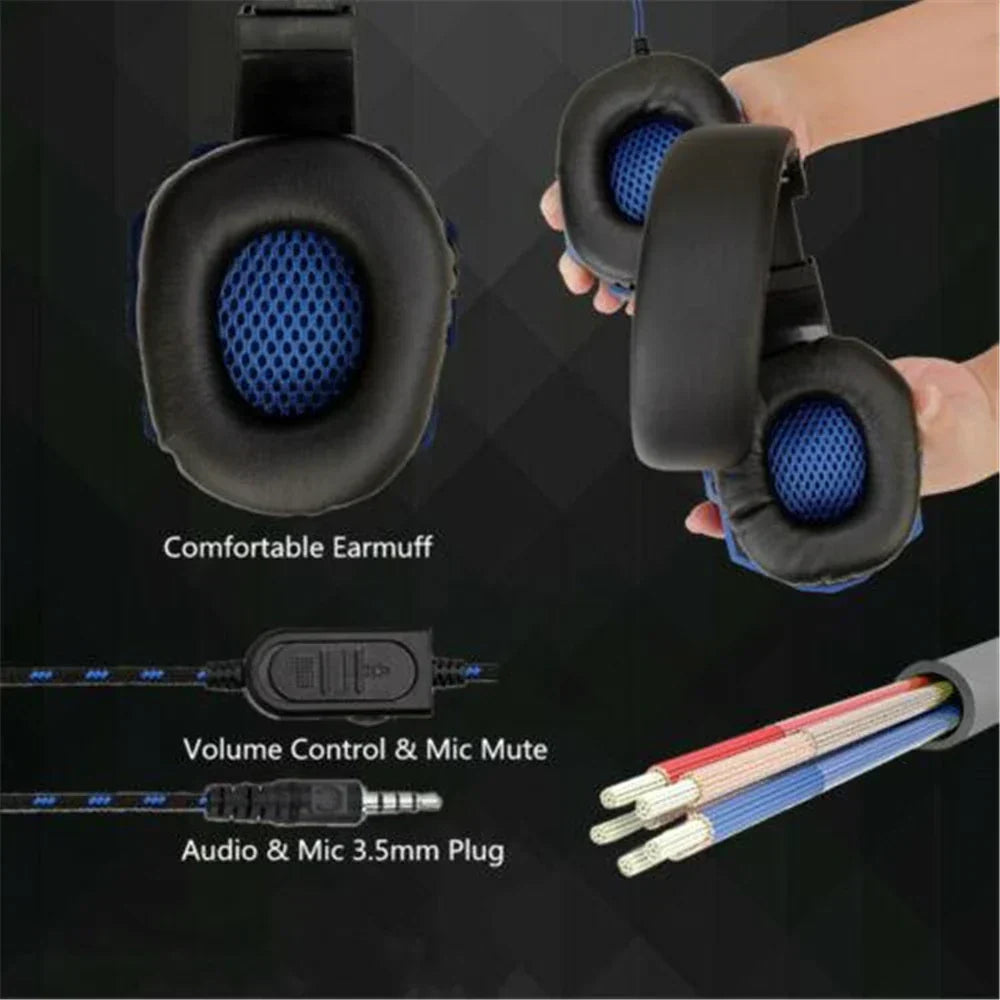 Wired Gaming Headset With Noise Cancelling Microphone-1