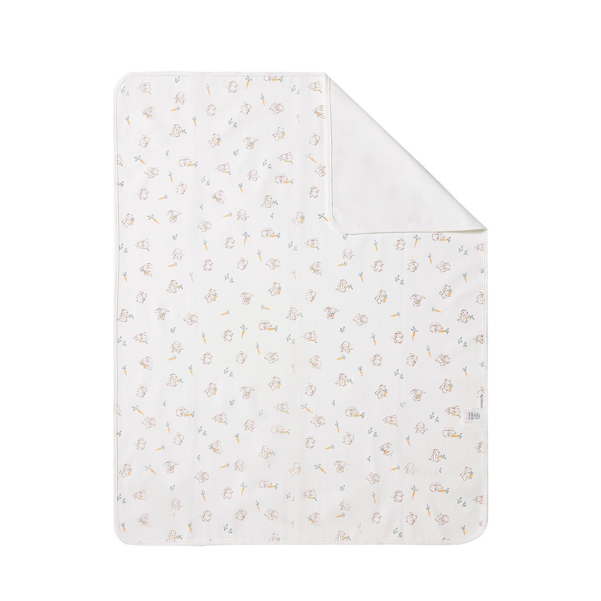 Cute Rabbit Waterproof Baby White Changing Mat
