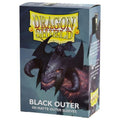 Dragon Shield - Standard Size Outer Sleeves 100pk - Matte Black-0