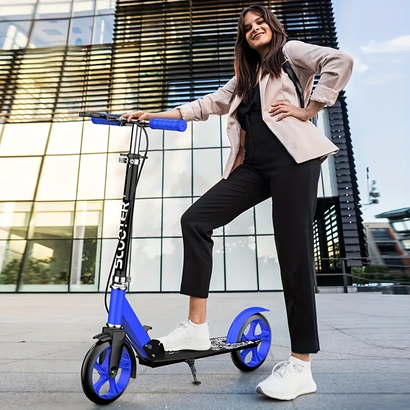 Adult Foldable Kick Scooter with Hand Brake-1