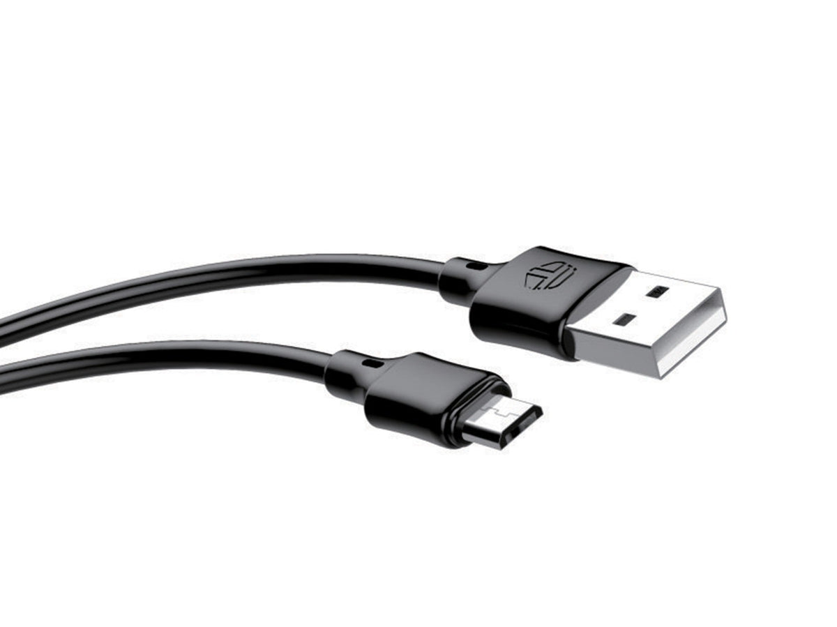 Techancy Cabo De Dados Usb-Micro Preto TB1707, 2 M De Distância, 2,4 A De Carregamento, Compatível Com Microdispositivos-0