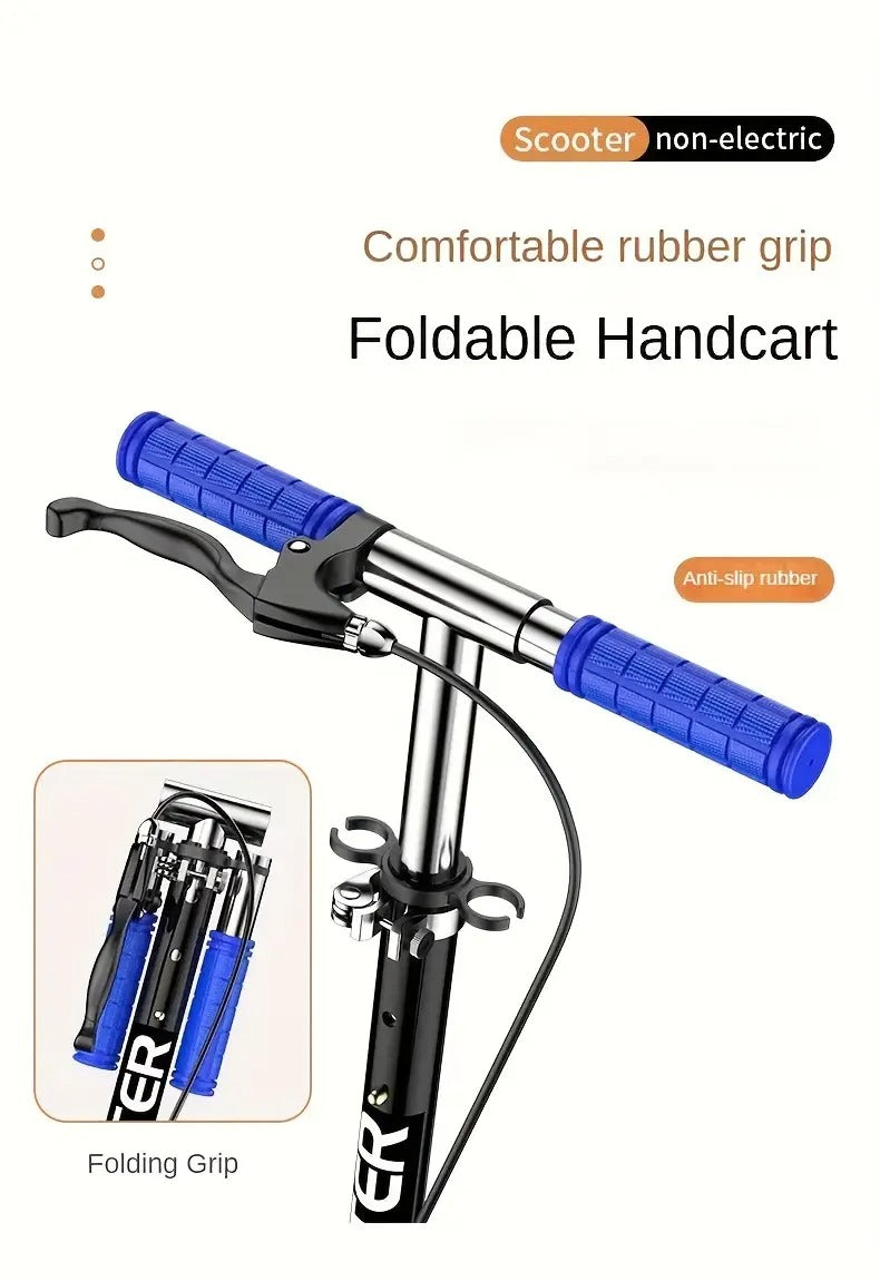 Adult Foldable Kick Scooter with Hand Brake-3