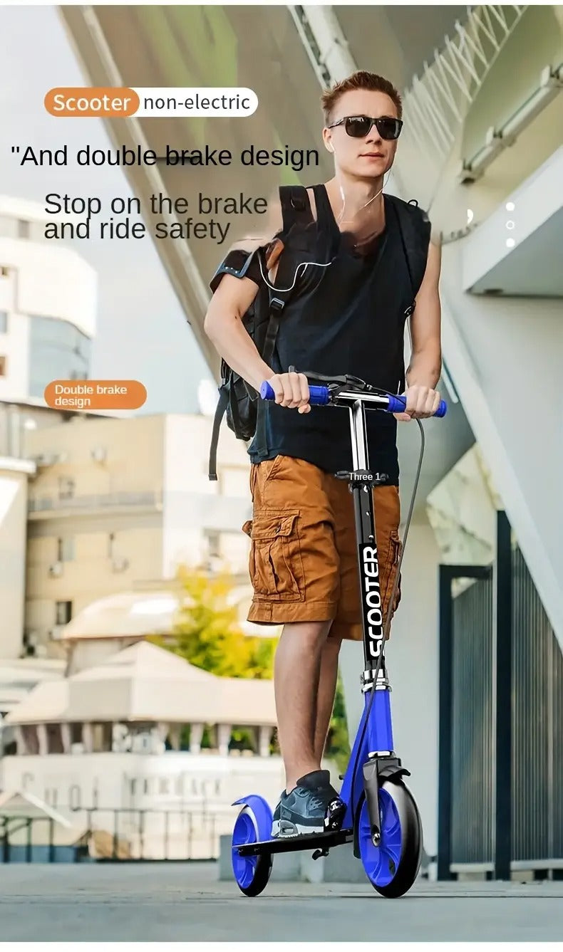 Adult Foldable Kick Scooter with Hand Brake-4