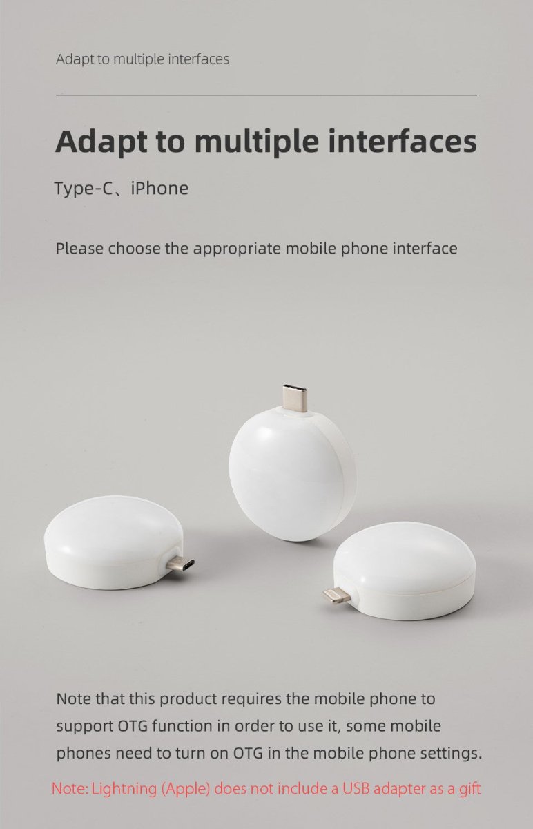 Mini Portable USB Wireless Smartphone Light-2