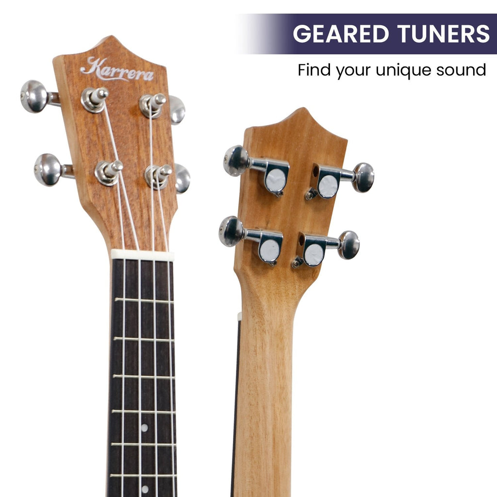 NNEDPE 23in Ukulele Guitar - Natural-3